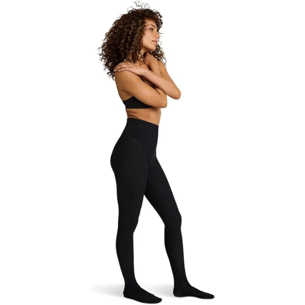 Commando Classic Tights Women's S Black Microfiber Stretch High-Waisted GBO2424